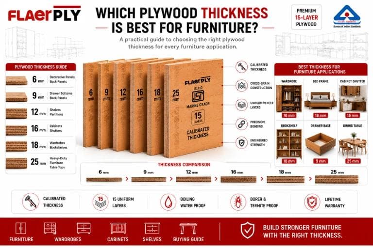 Which plywood thickness is best for furniture?
